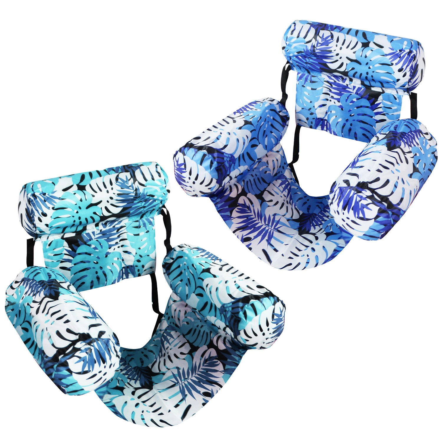 GBruno 2-Pack Inflatable Pool Hammock Floats