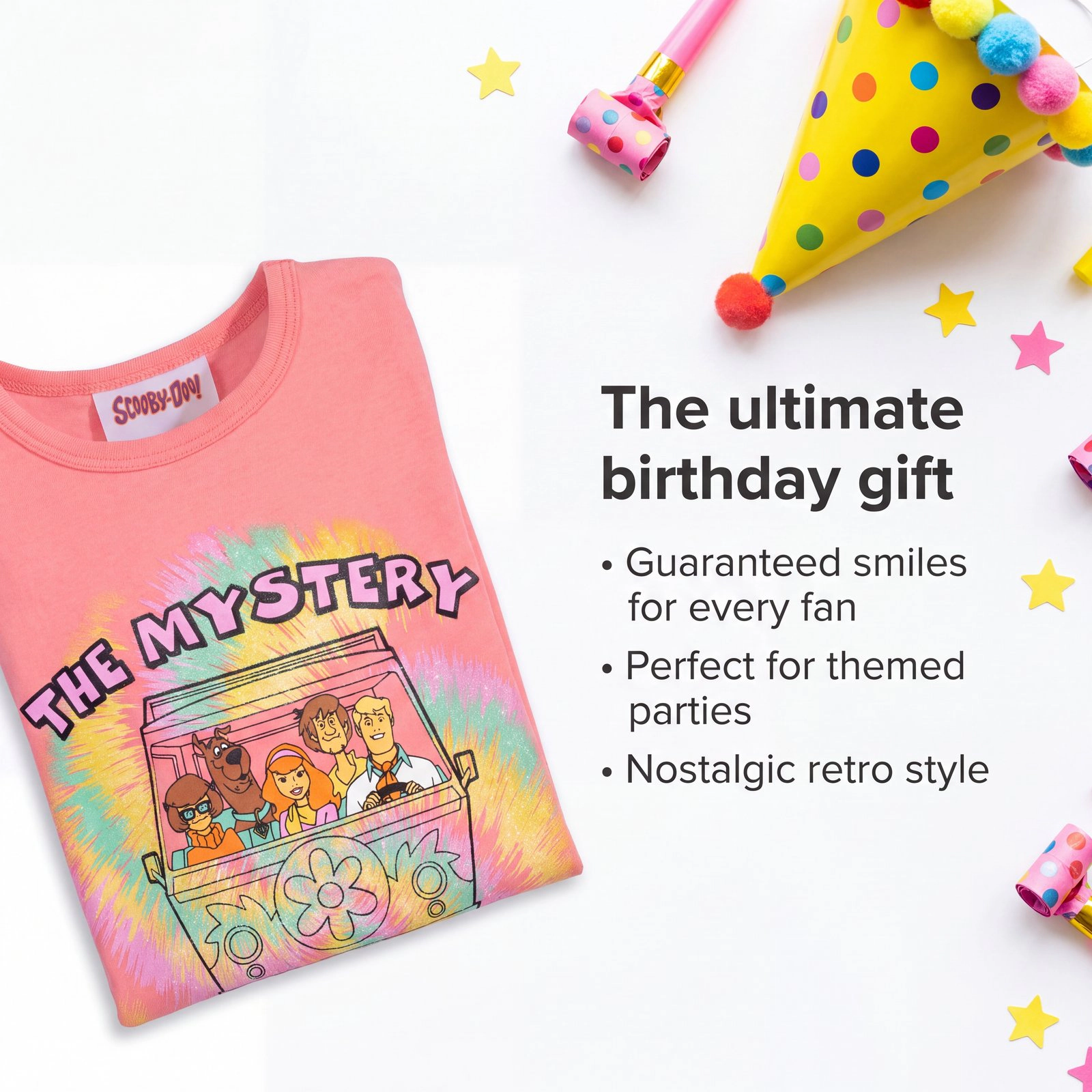 Scooby-Doo Girls' Glitter Graphic T-Shirt