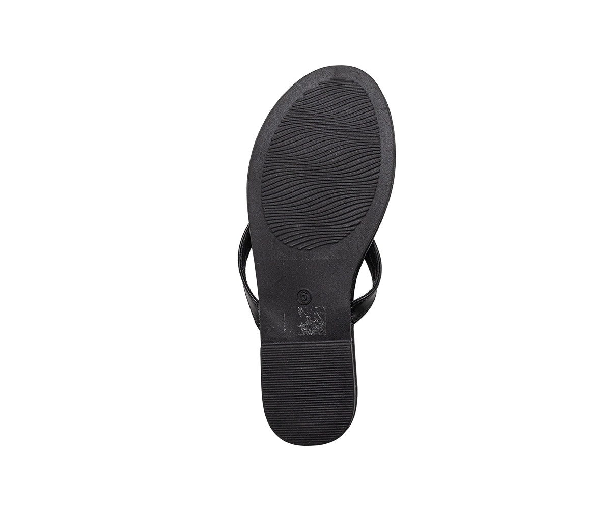 bebe Women's Fat Sandals with Watermelon Charm