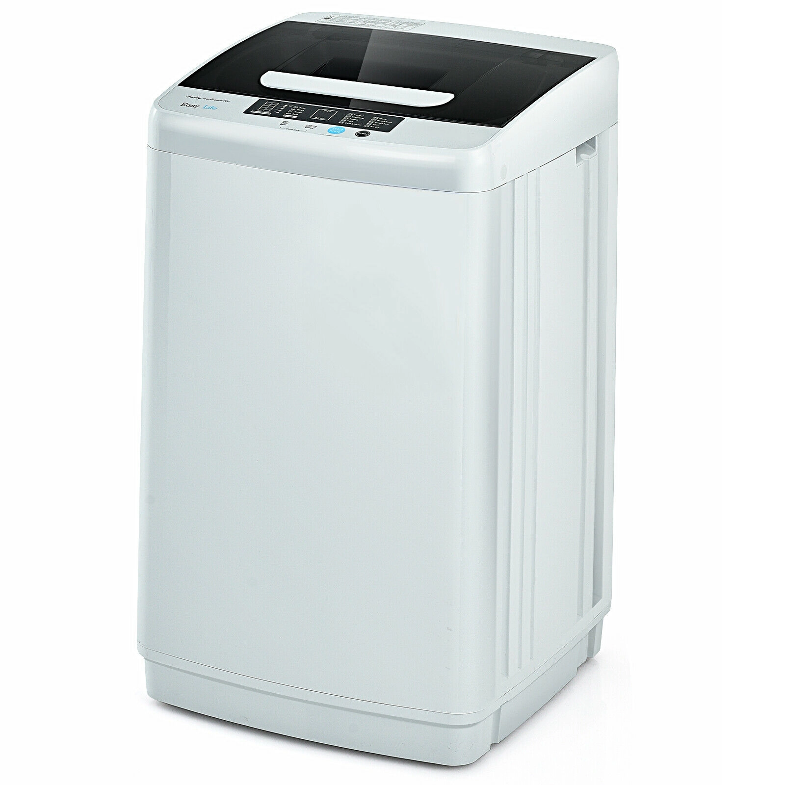SUGIFT Gray 8.8-lb Full Automatic Portable Washing Machine with Drain Pump 18-in W 18.5-in D 31-in H