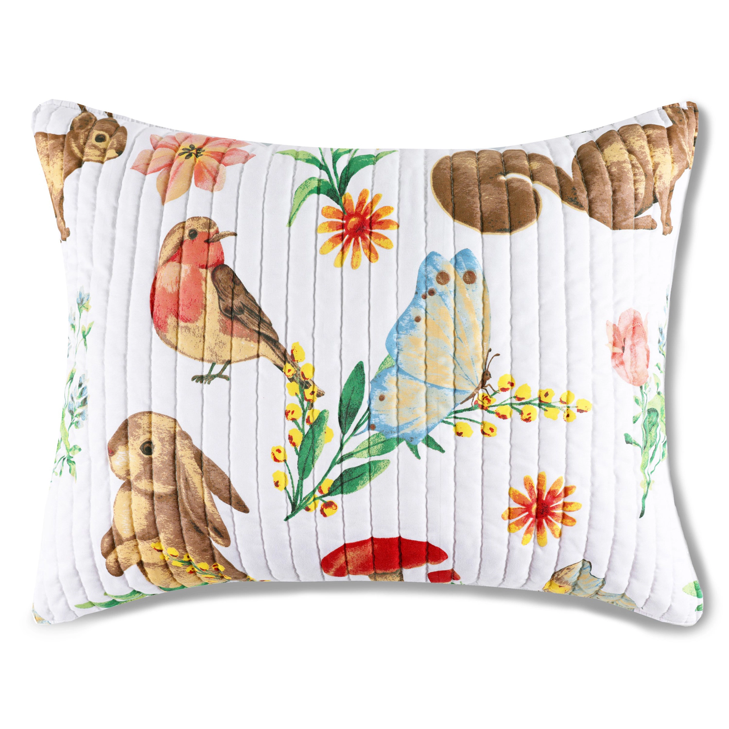 Greenland Home Fashions Willow 100% Microfiber Shell Pillow Sham