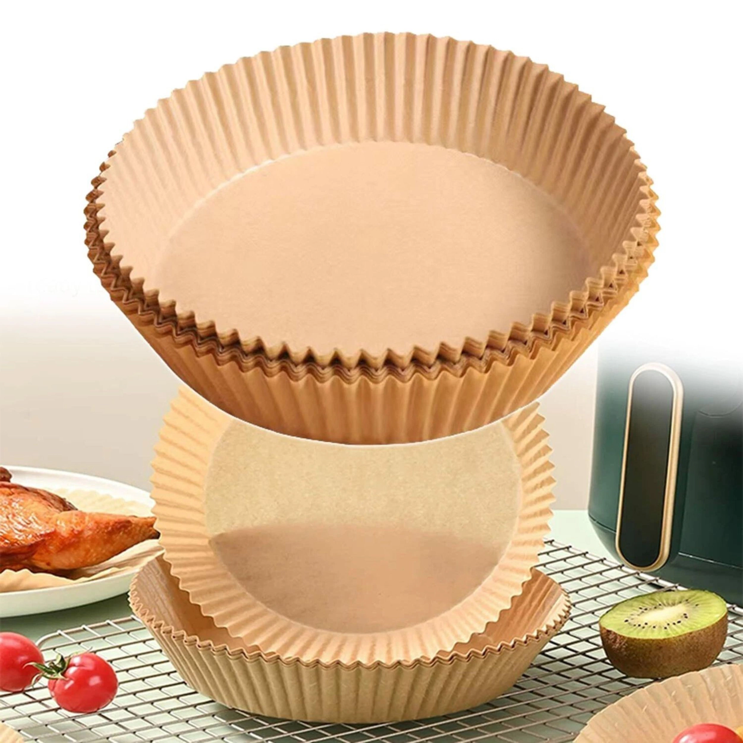 Home Collection Disposable Air Fryer Parchment Paper Liners Pack of 100