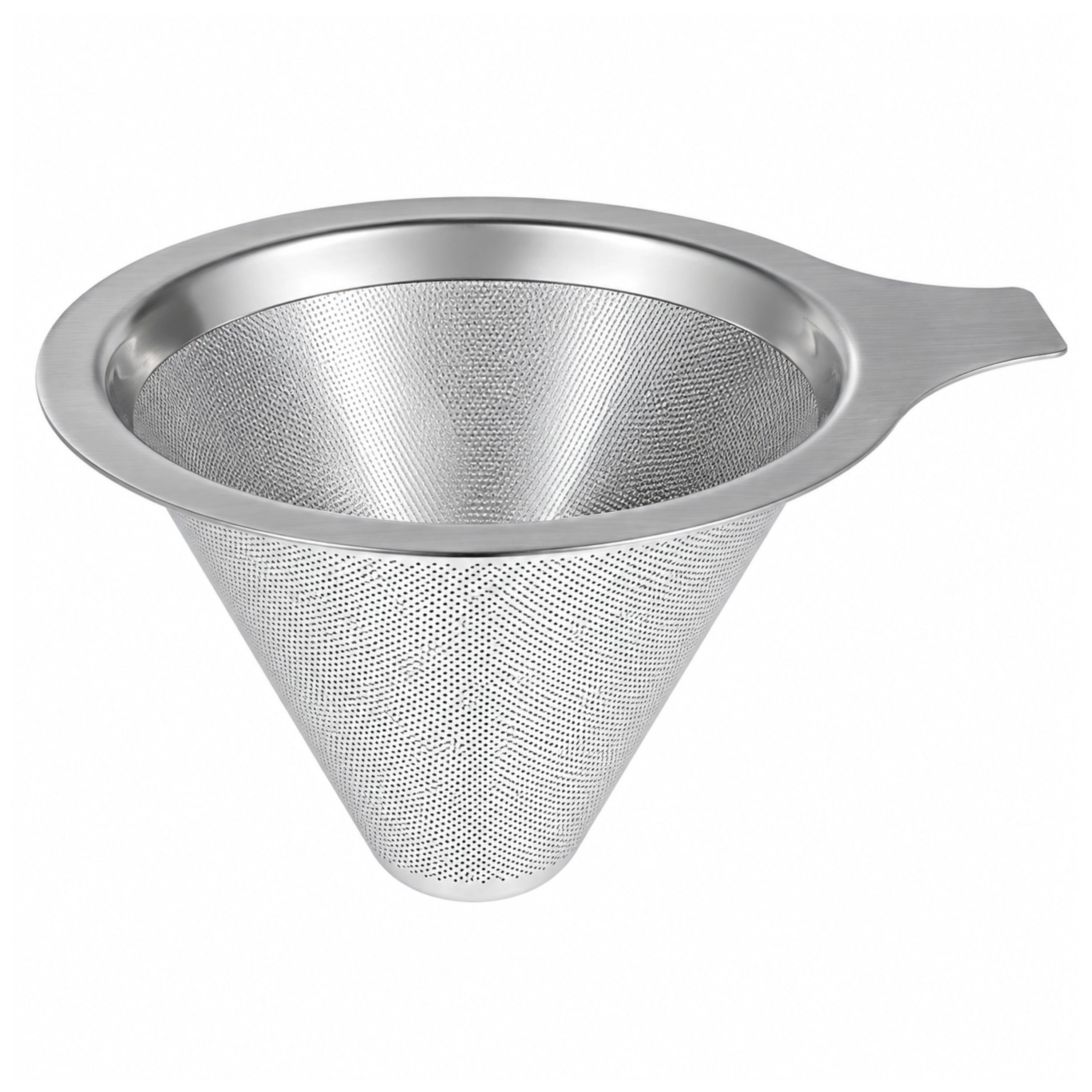 Kitcheniva Reusable Stainless Steel Mesh Pour-Over Coffee Dripper Filter
