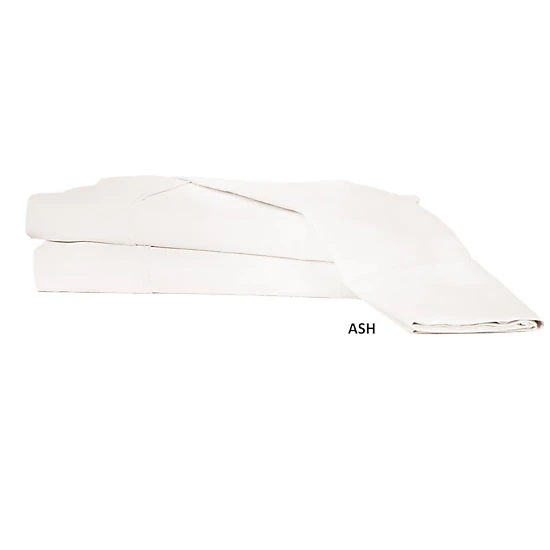 Castle Hill London 310 Thread Count Cotton Sateen Sheet Set Deep Pocket - Queen, Ash