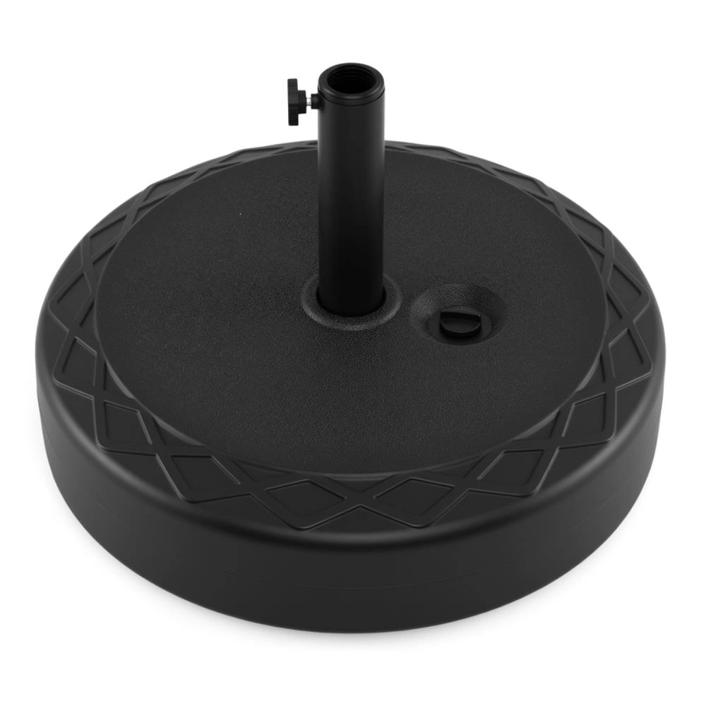 Hivvago Fillable Umbrella Base 90 Lbs Heavy Duty Sand Filled Round Market Umbrella Stand