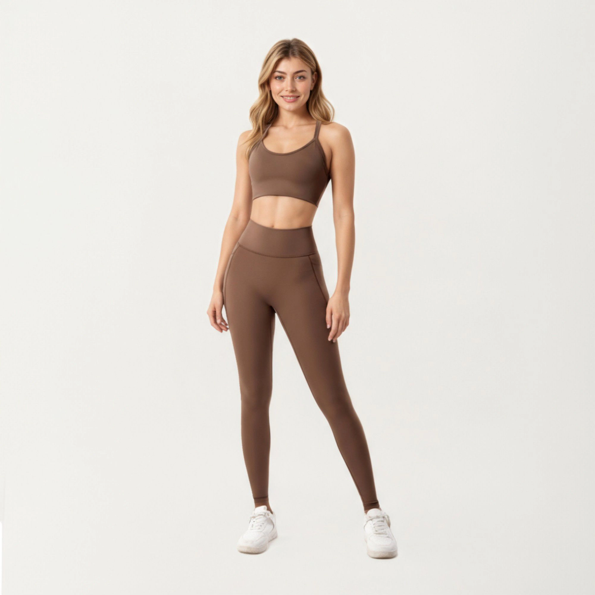 Anna-Kaci Active Women's High Waist Full Length Leggings with Smooth Stretch Fabric and Contoured Fit