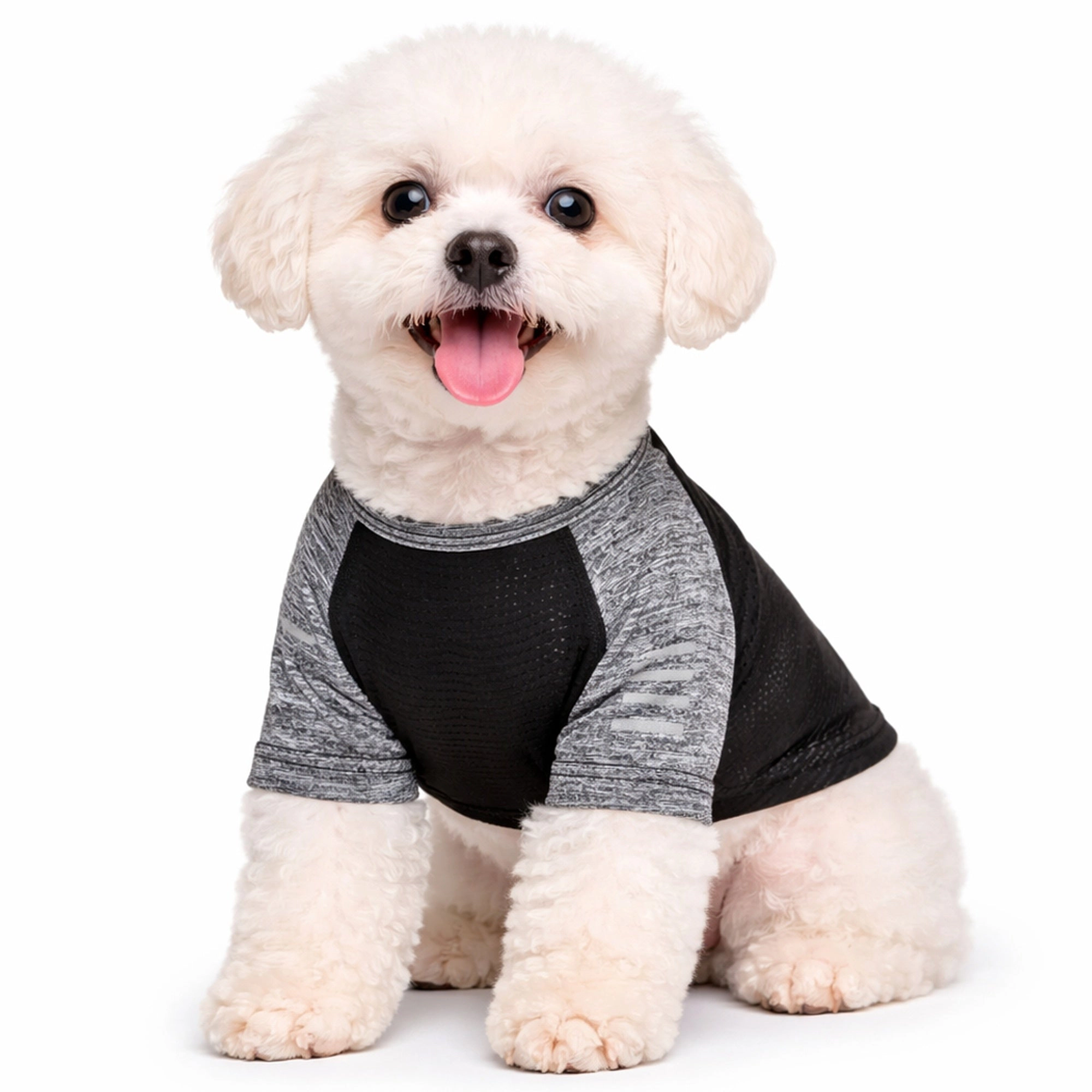 Pet Life ® Active 'Hybreed' 4-Way Stretch Two-Toned Performance Dog T-Shirt