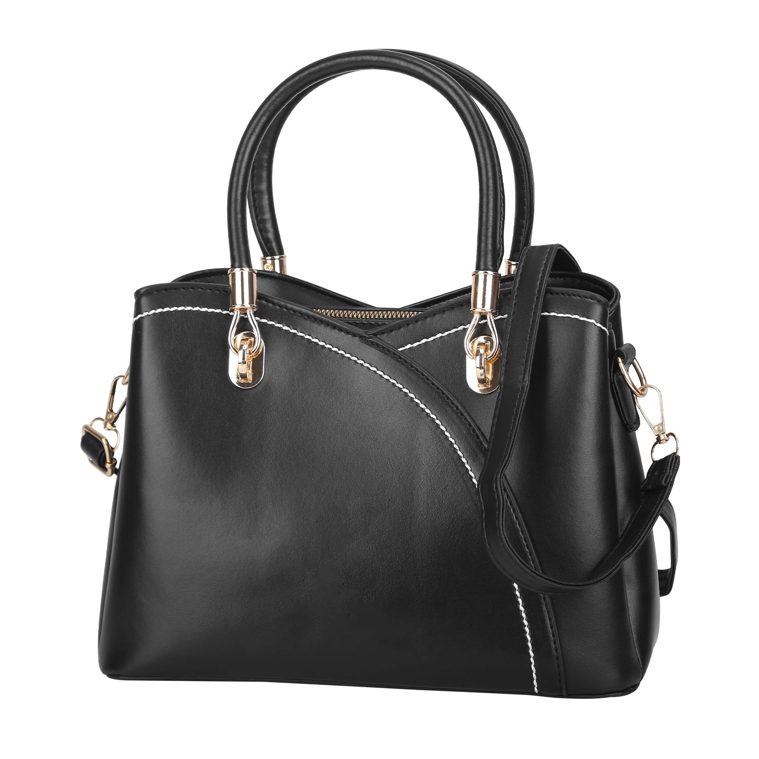 GBruno Vegan Leather Tote Bag With Detachable Strap