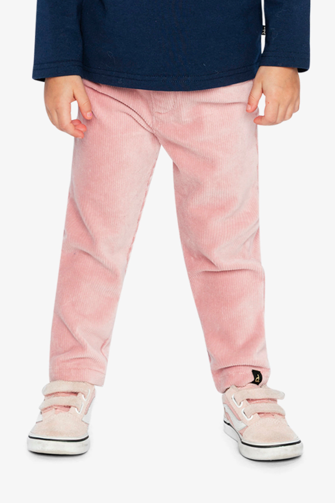Deux par Girls Ribbed Stretch Velour Treggings with Heart Pockets