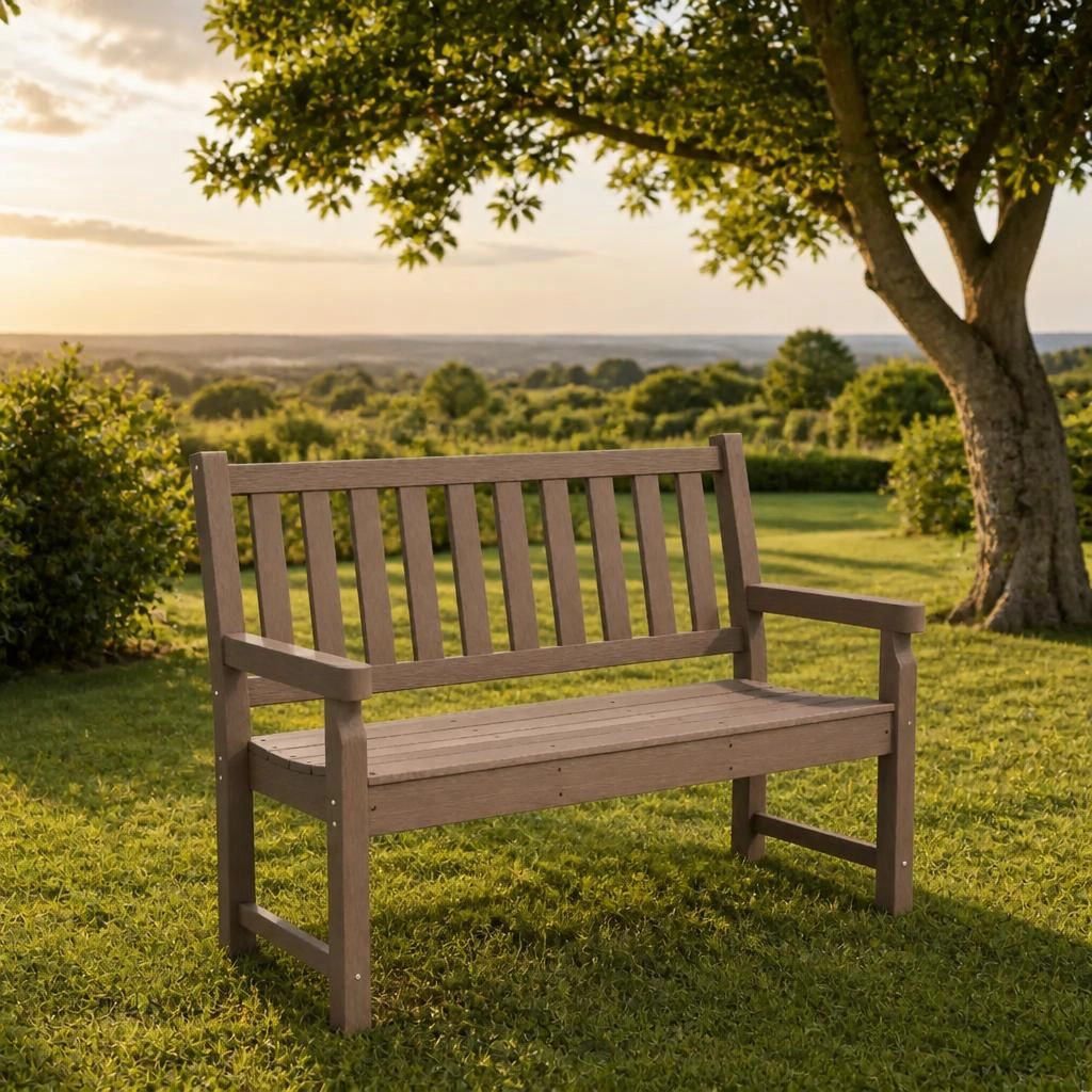 WOW PIONEER HDPE Outdoor Patio Bench