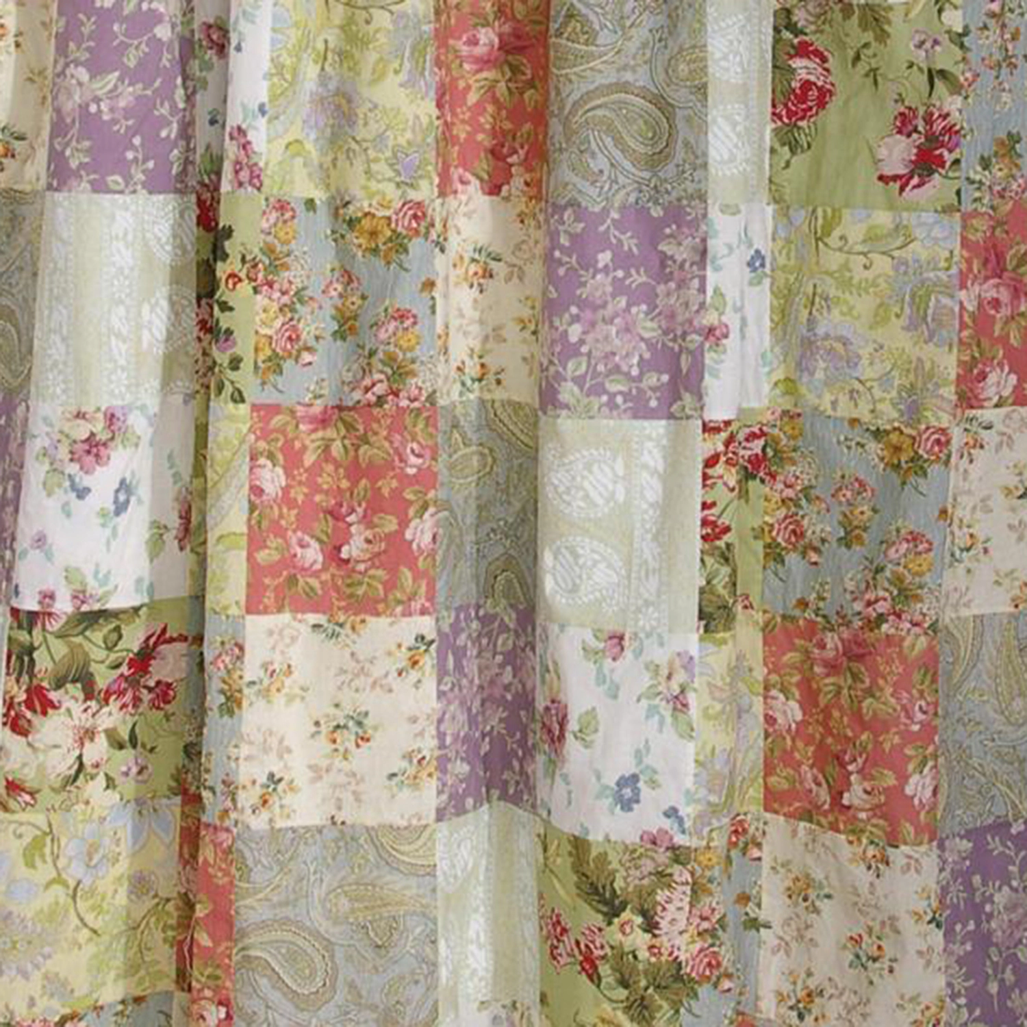Greenland Home Fashion Blooming Prairie Bath Shower Curtain - Multi 72x72"