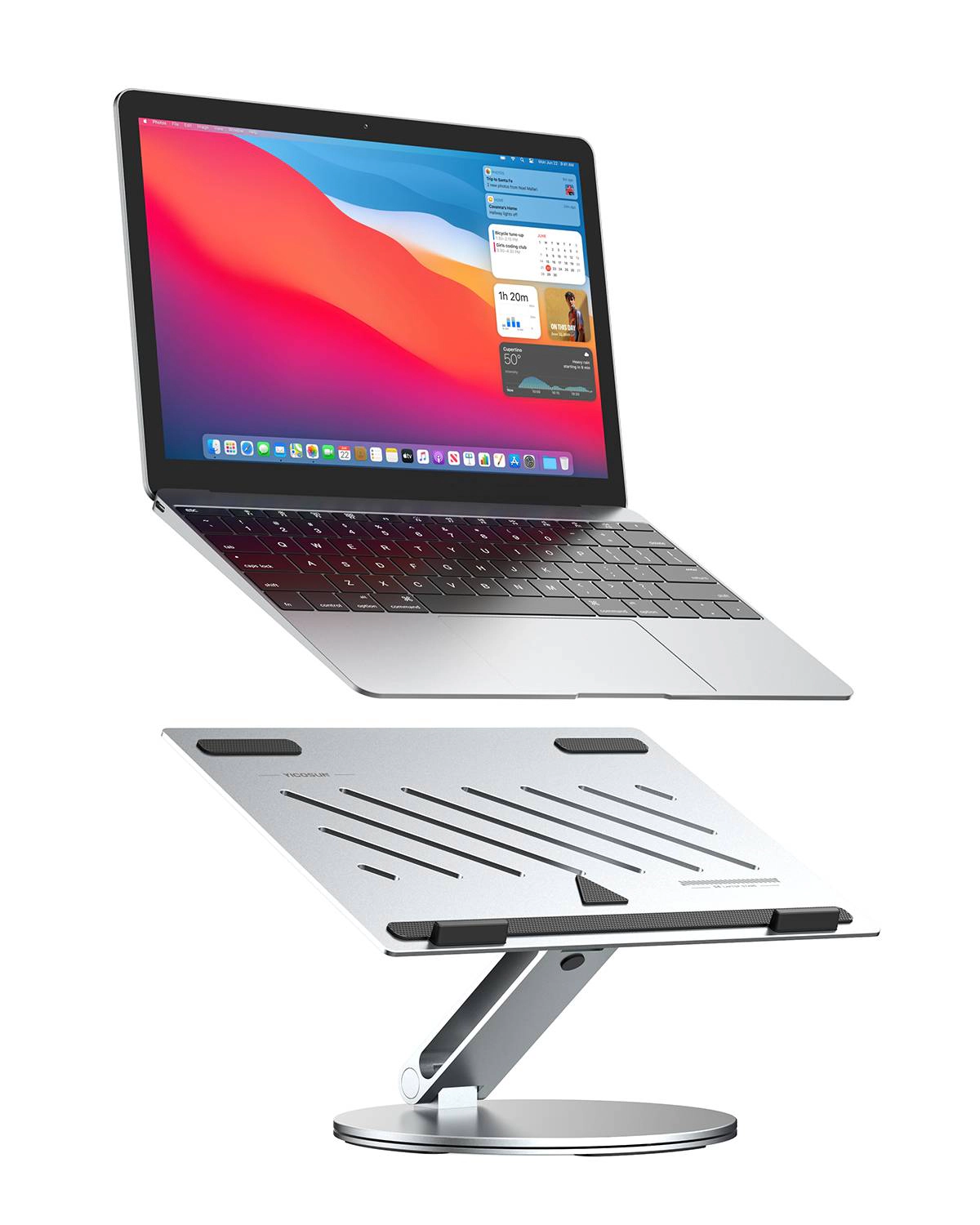 Premium Charms Height Adjustable Foldable Laptop Arm Stand