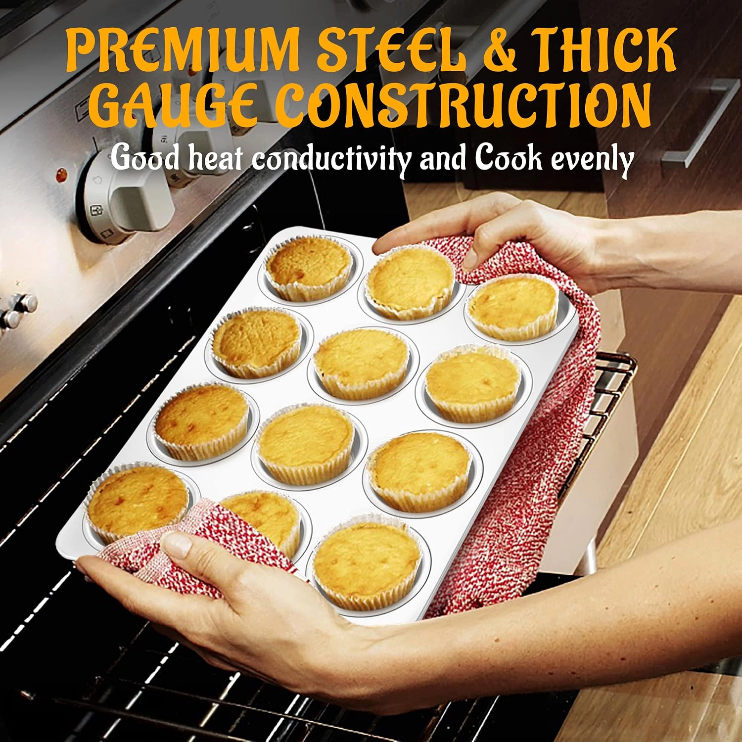 E-far Muffin Pan 12-Cup