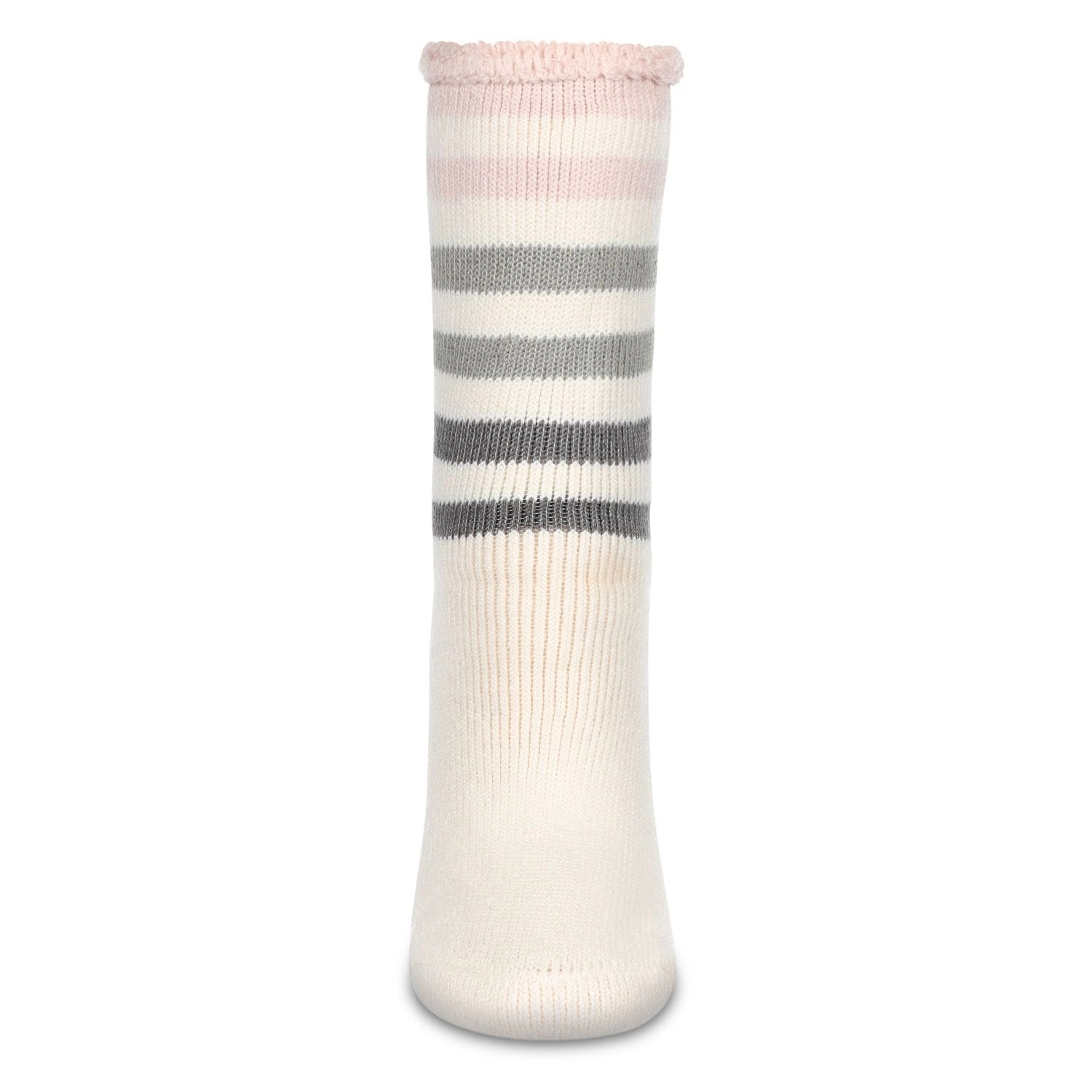 MeMoi Women's Rugby Stripe Cozy Warm Thermal Crew Socks