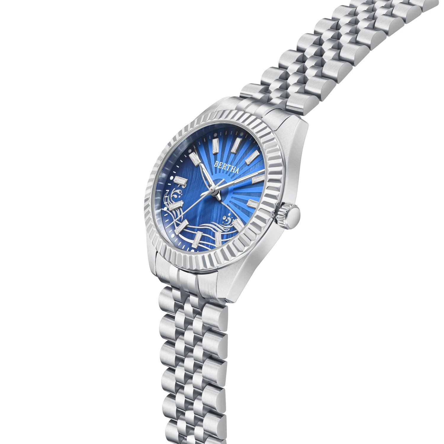 Bertha Marina Mother-Of-Pearl Bracelet Watch