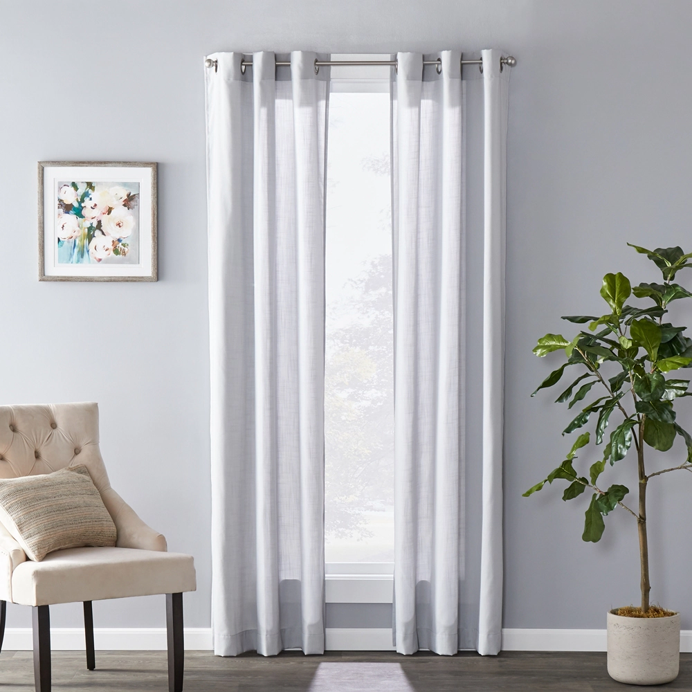SKL Home Saturday Knight Ltd Raine Light Filtering Sophisticated SunSafe Window Curtain Panel - 40 x 108