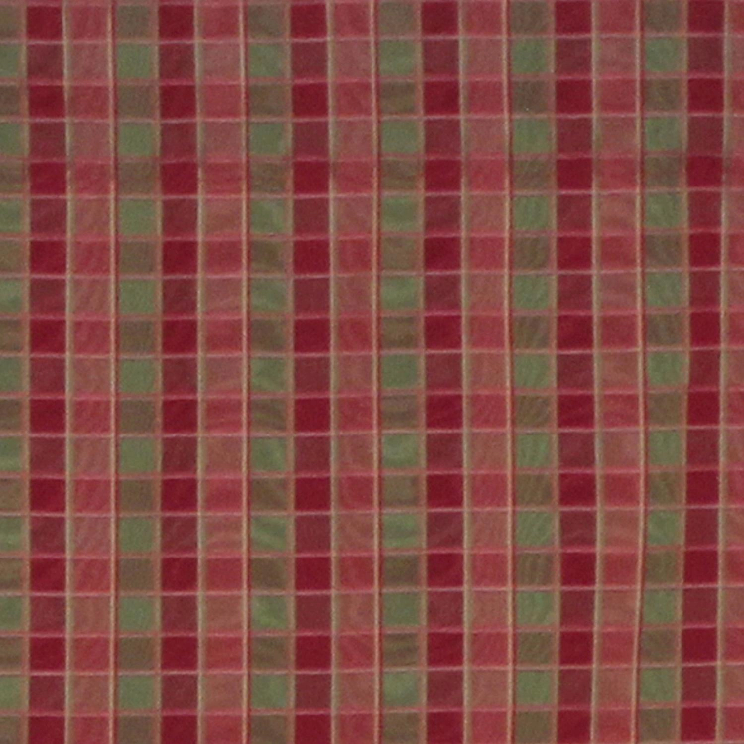 RLF Home Gabriel Check Cornice 100% Cotton with Fully Lined 3" Rod Pocket Valnance for Windows 50" x 17" Grape