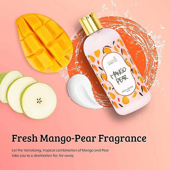 Freida and Joe Mango Pear Womens Deep Moisturizing Body Lotion In 10oz Bottle Valentine's Gift