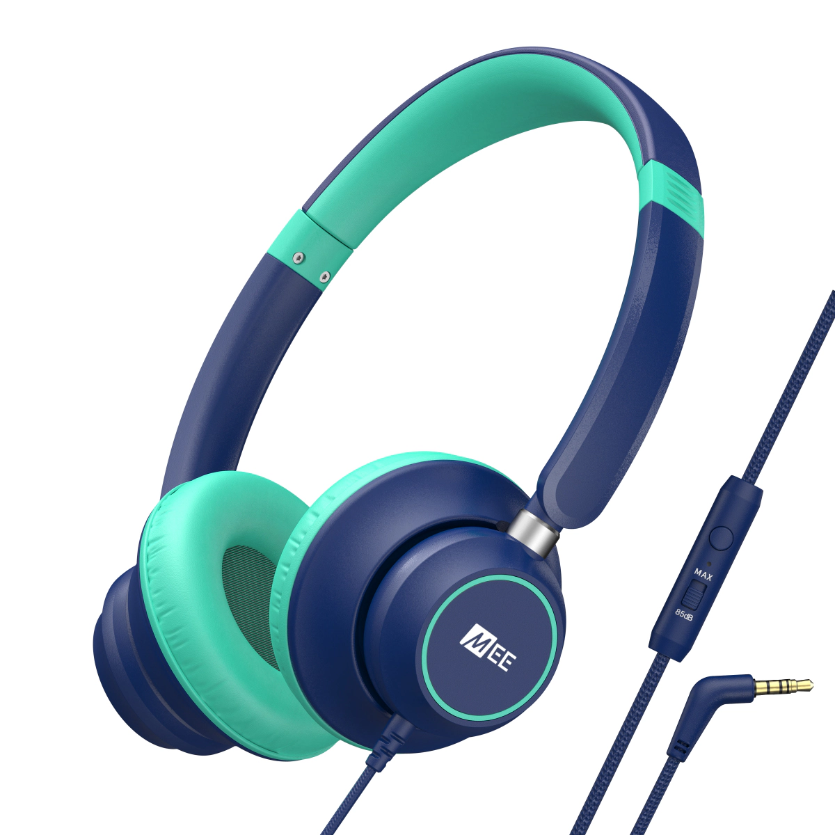 MEE audio KidJamz KJ45 3.5mm Safe Listening Kid's Headphones with Inline Microphone