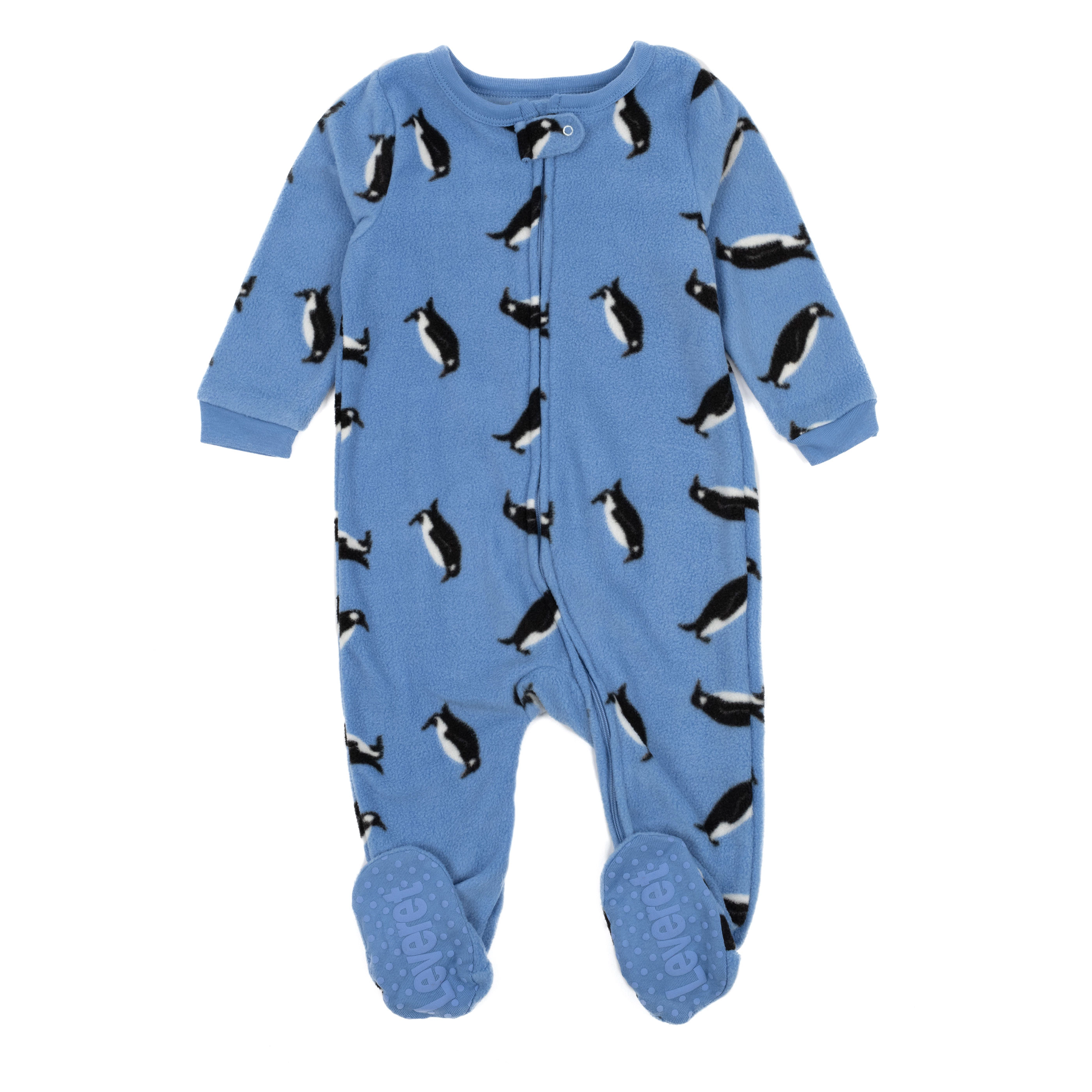 Leveret Baby/Toddler Holiday Print Fleece Footed Pajamas
