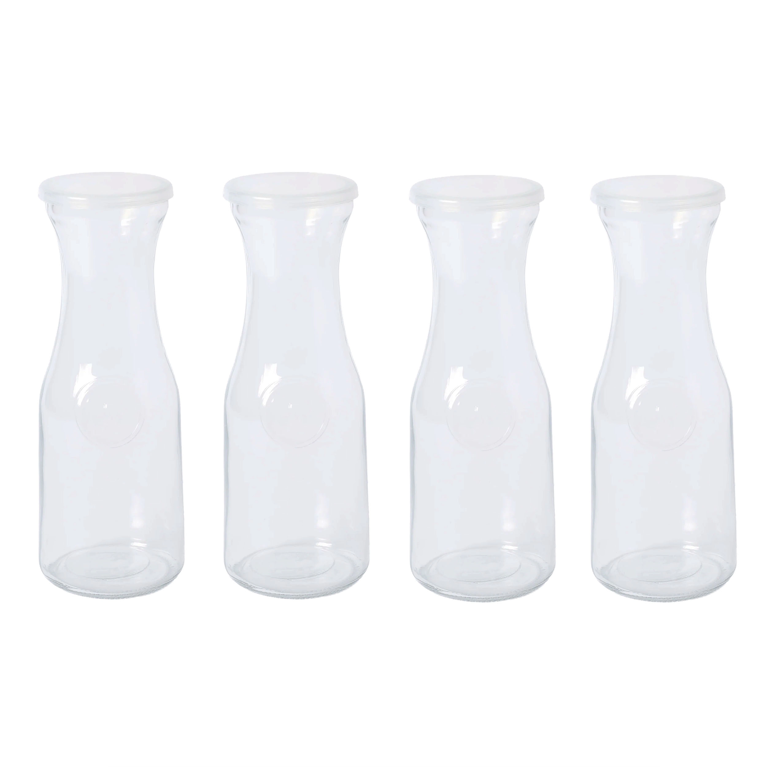 Gibson Home Windchill 1 Liter 4-Piece Set Carafe Glassware with PP Lid