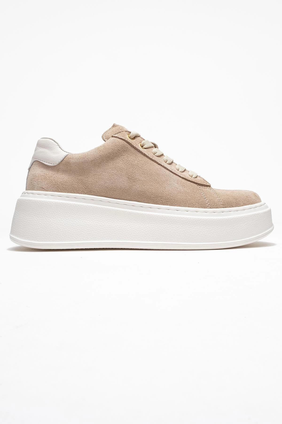 Forever & Always Womens Paloma Leather Sneaker