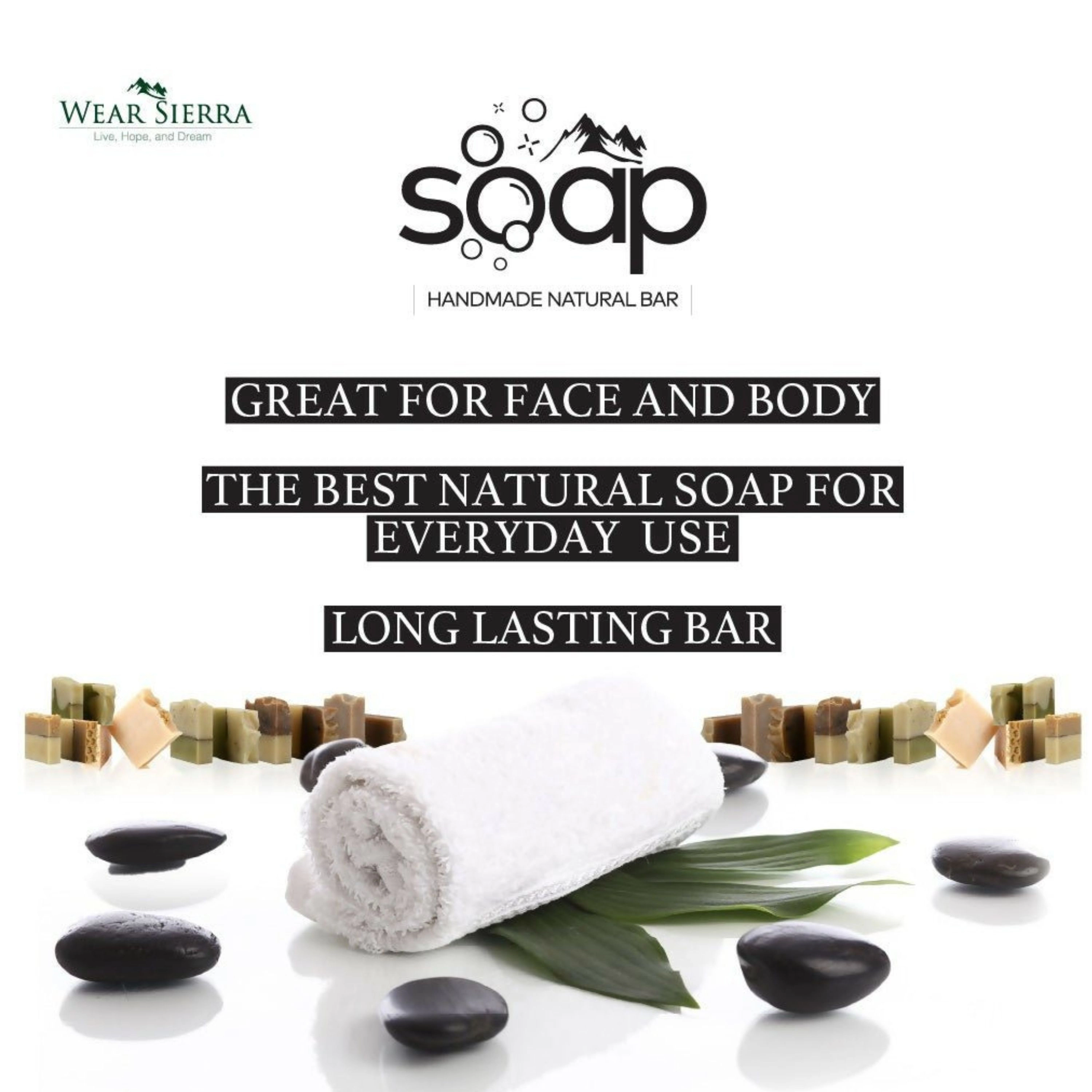 Wear Sierra Natural Argan Bar Soap Pack Of