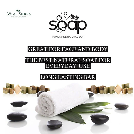 Wear Sierra Natural Argan Bar Soap Pack Of 4