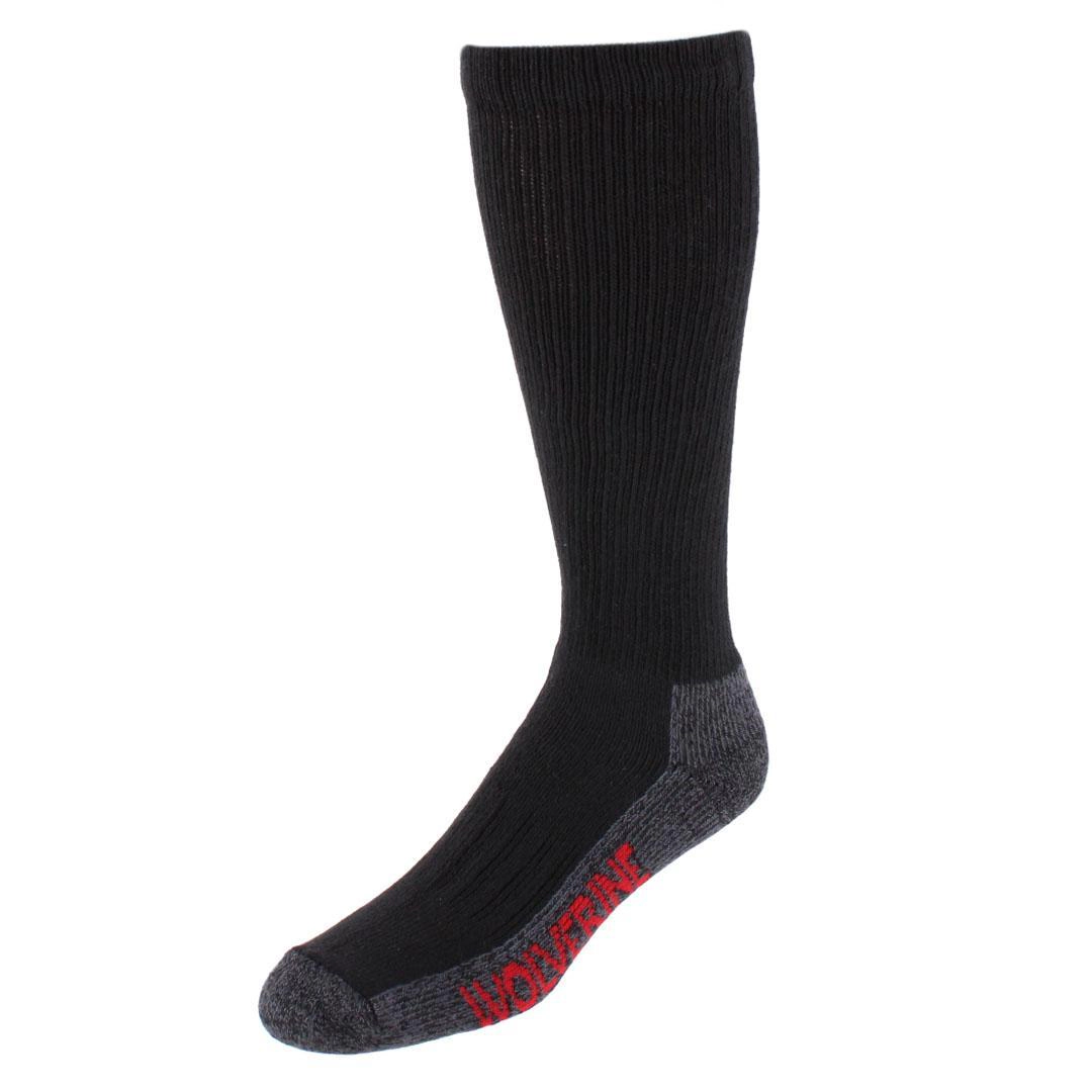 Wolverine Men's Steel Toe Cotton Over The Calf Sock (2 Pair Pack)