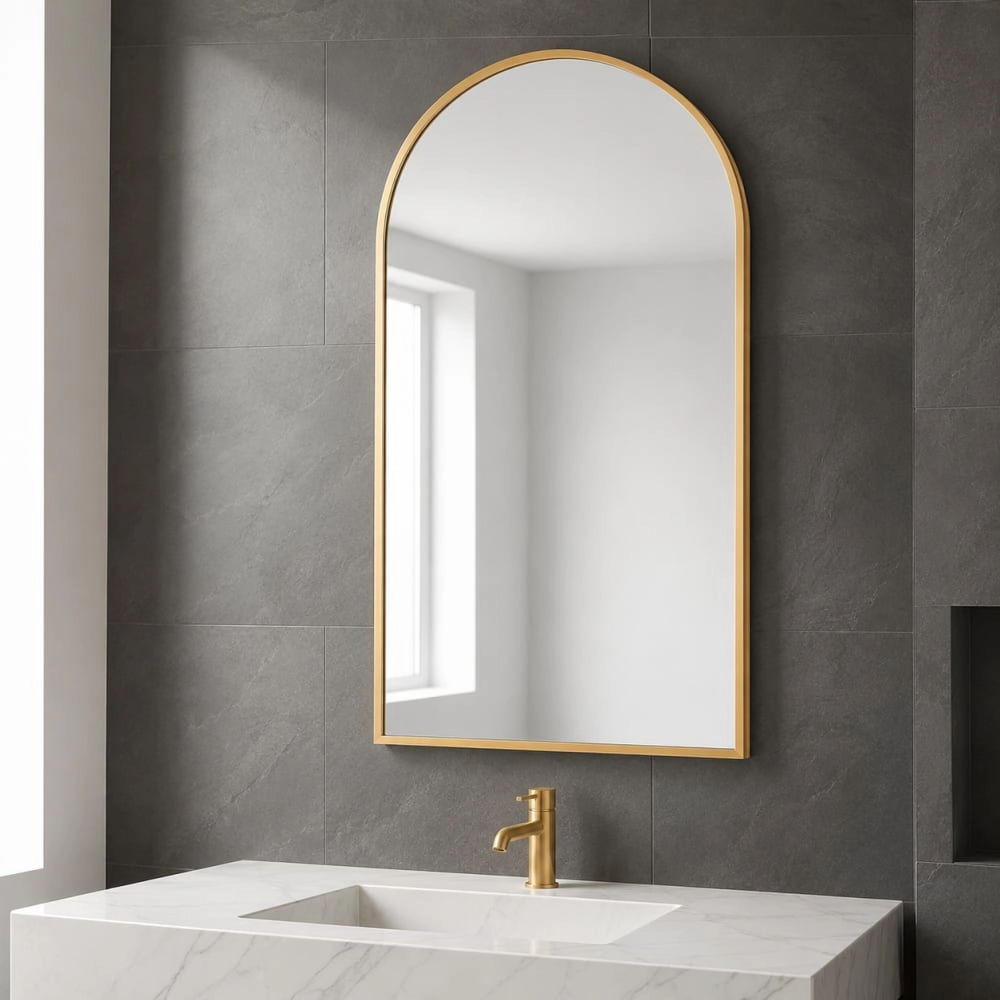 ELEMENT ACE 36x24 Inch Rectangular Bathroom Vanity Mirror