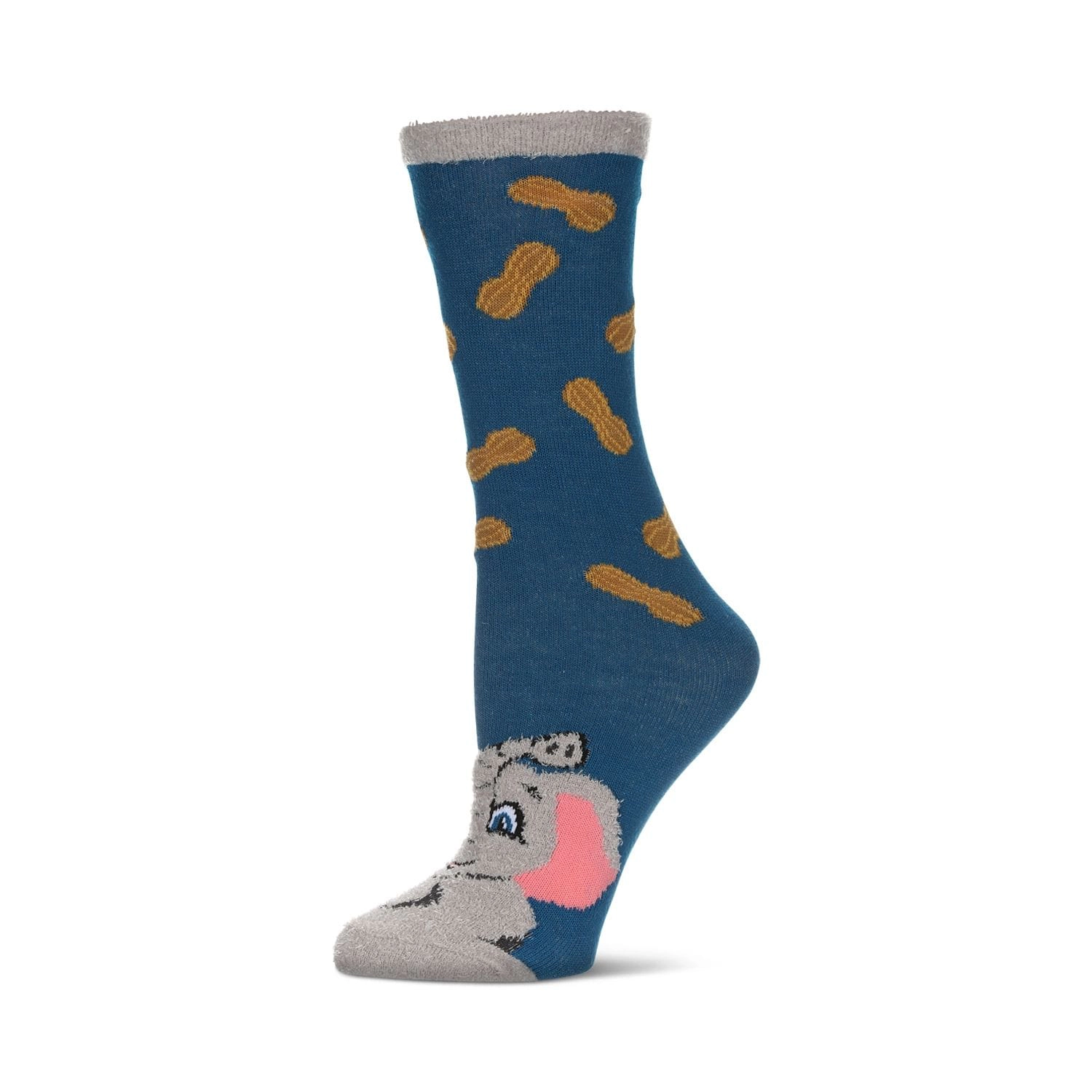 MeMoi Women's Foot Pet Elephant Crew Socks