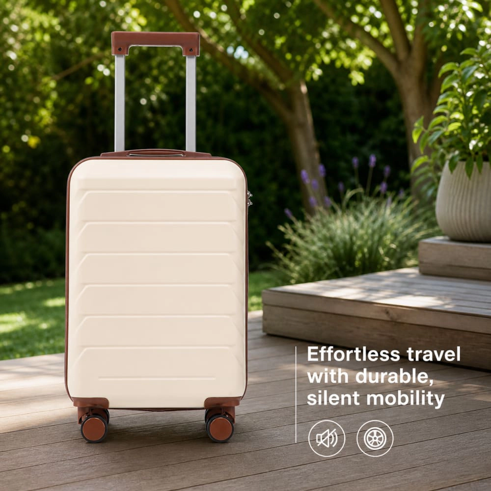 WOW PIONEER Lightweight Hard Case Carry-On Luggage