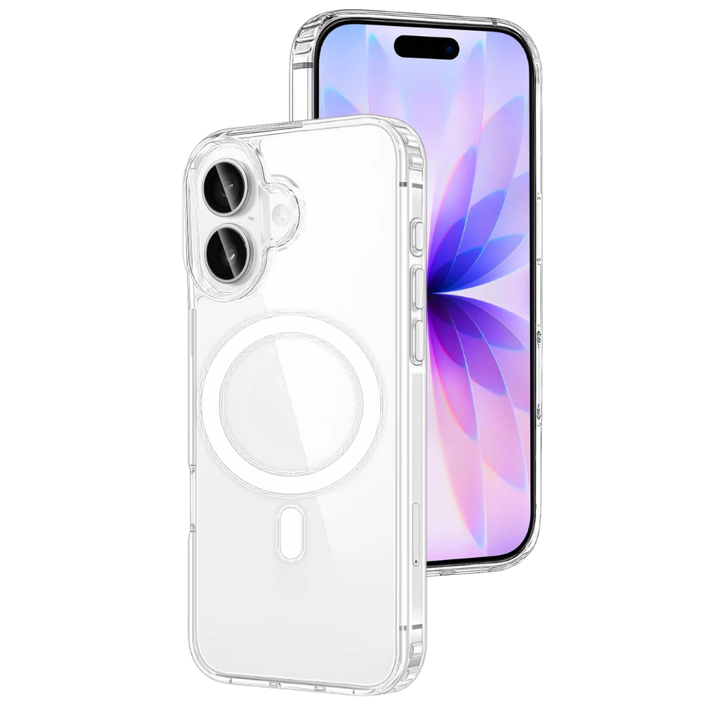 Qixxronics Magnetic Phone Cover for iPhone 17, Shockproof Magnetic Case Compatible with iPhone 17