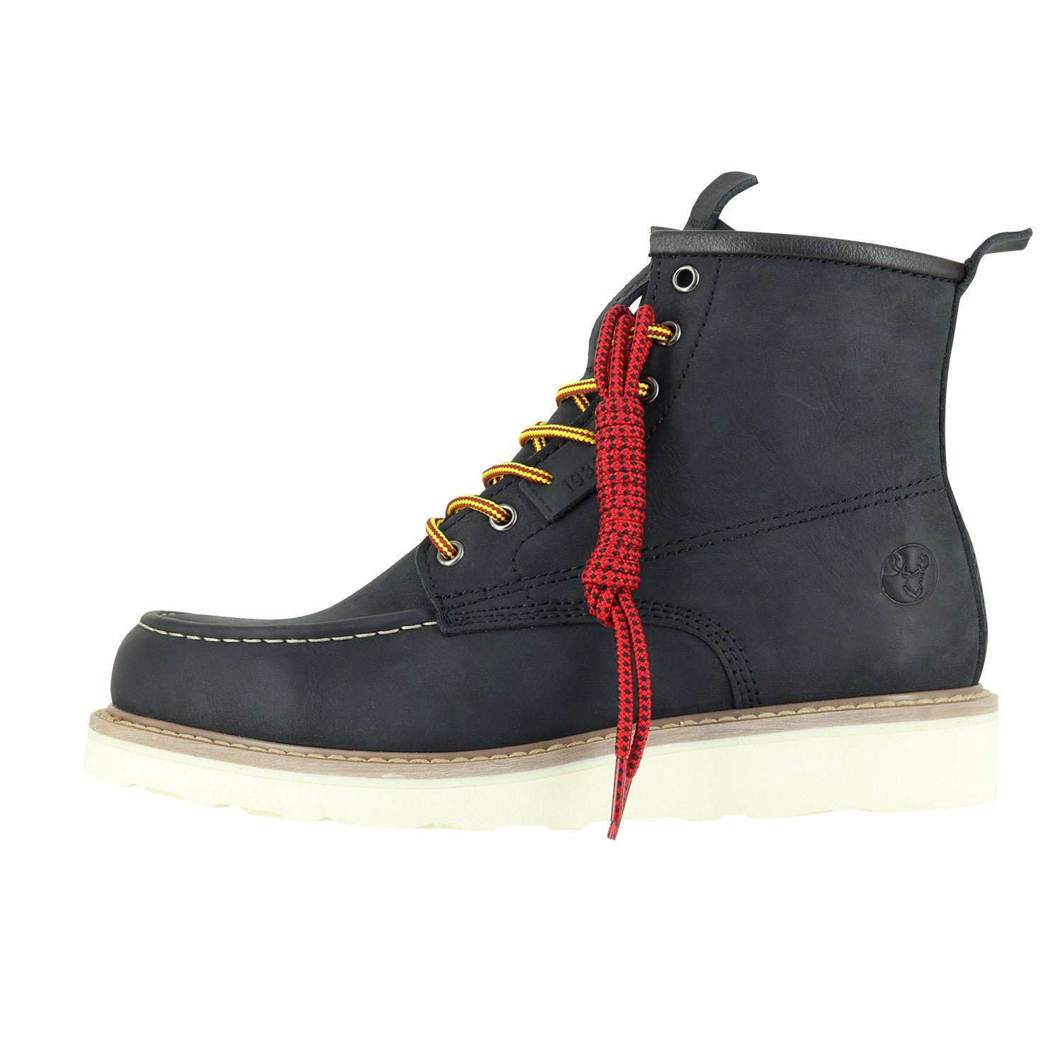 Berrendo Mens 6" Moc Toe Steel Work Boots - EH Rated, Stretchwelt, Vibram EVA Outsole