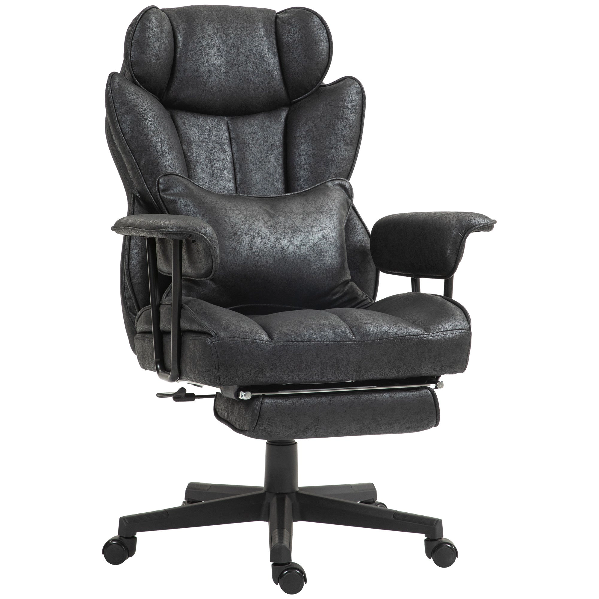 Platinum-Level Office Chairs Big And Tall Office Chair With Foot Rest And Lumbar Support, Reclining Ergonomic Desk Chair