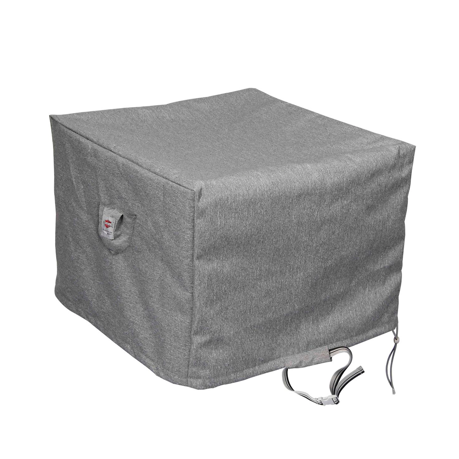 Summerset Shield Platinum 3-Layer Water Resistant Outdoor Fire Table Square Cover - 44x44", Grey Melange