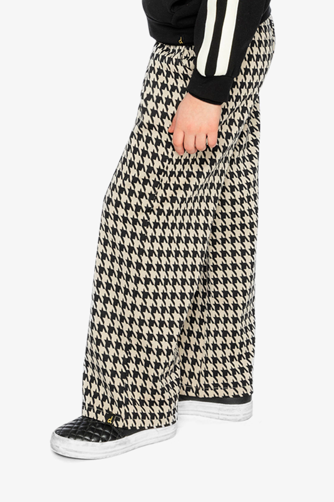 Deux par Girls Houndstooth Wide-Leg Flare Pants