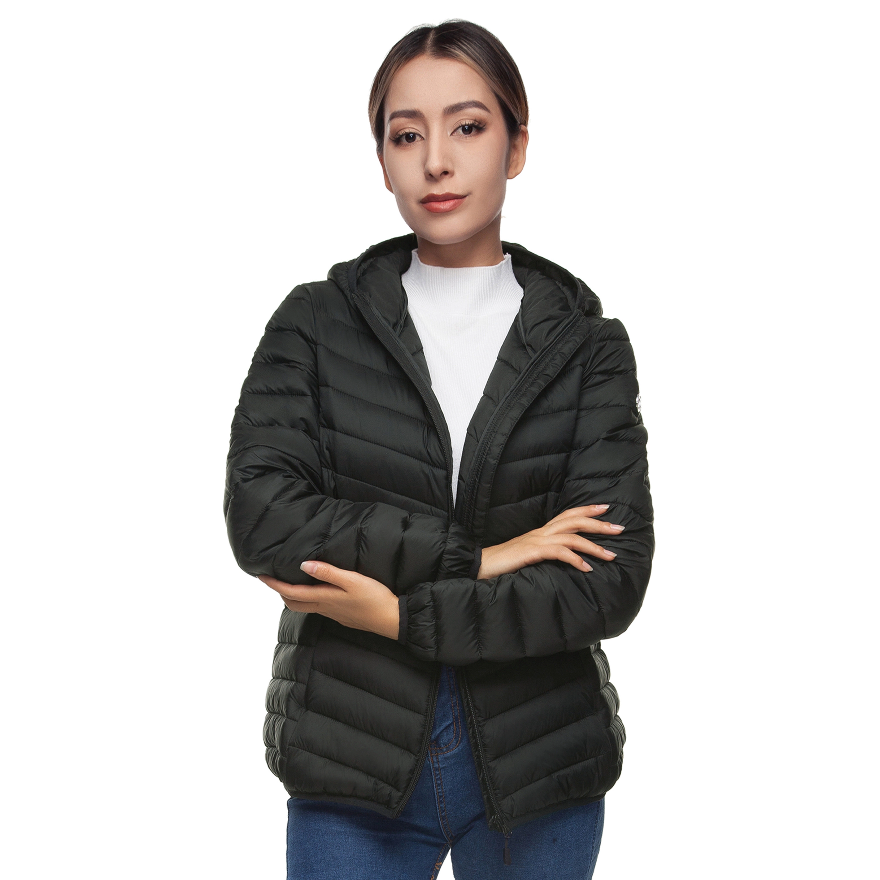 Rokka&Rolla Womens Lightweight Packable Puffer Jacket