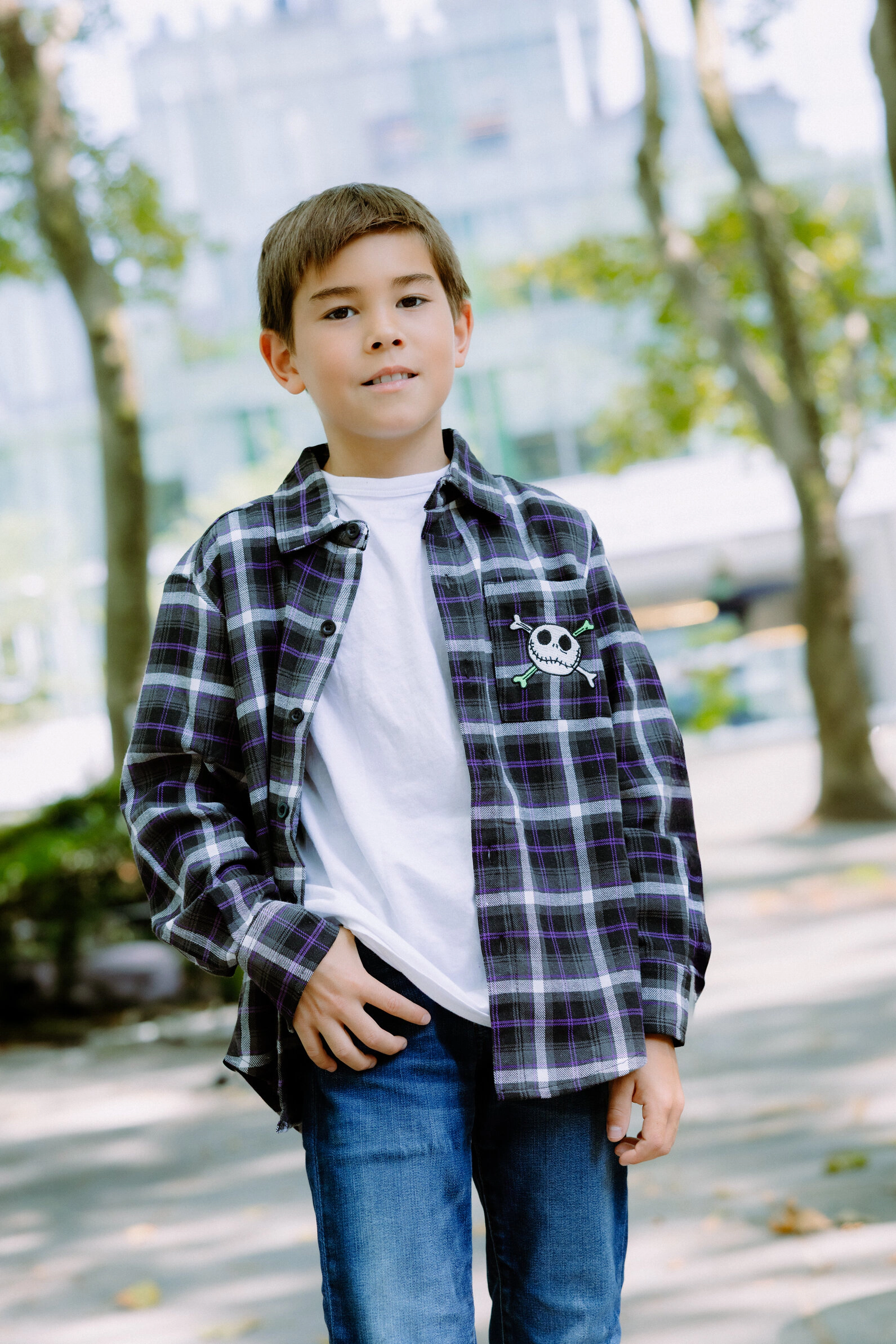 Disney Boys' Long Sleeve Button Down Shirt