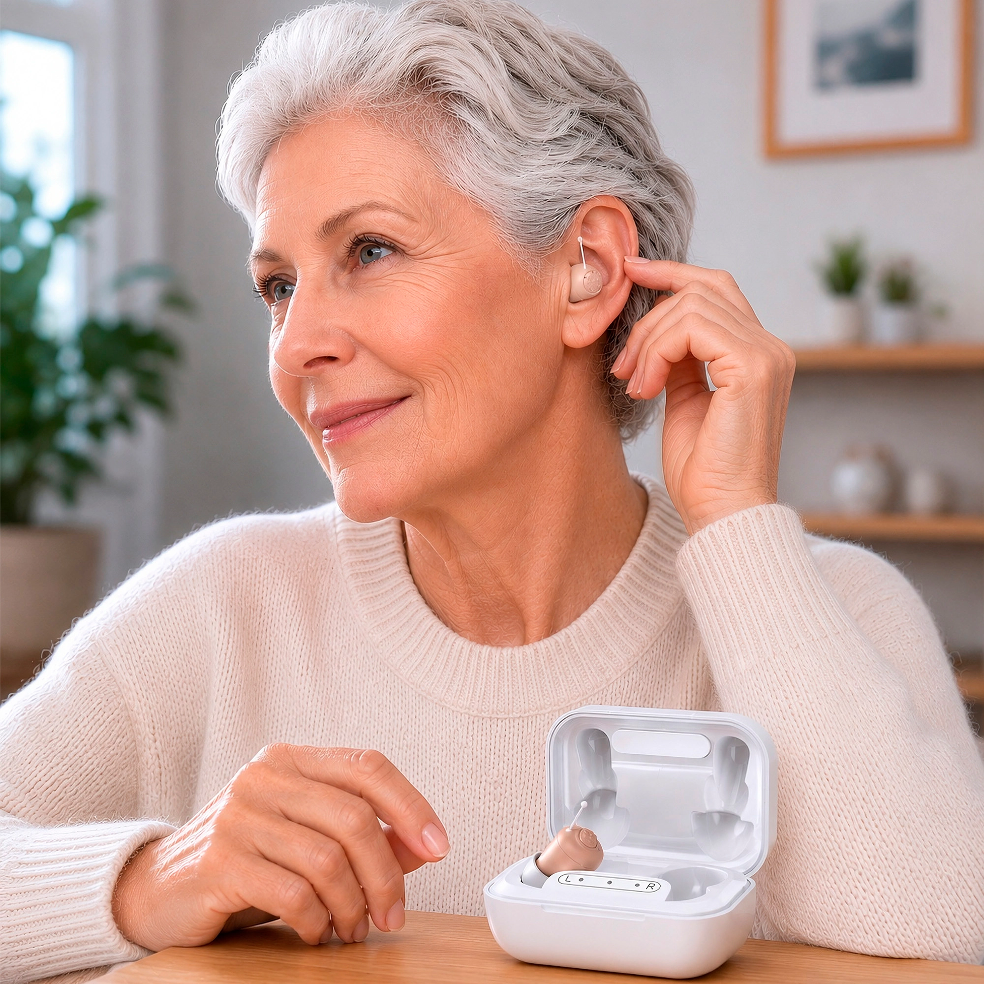 Pursonic Rechargeable OTC Hearing Aids for Mild to Moderate Hearing Loss – with 5 Volume Levels & 2 Hearing Modes