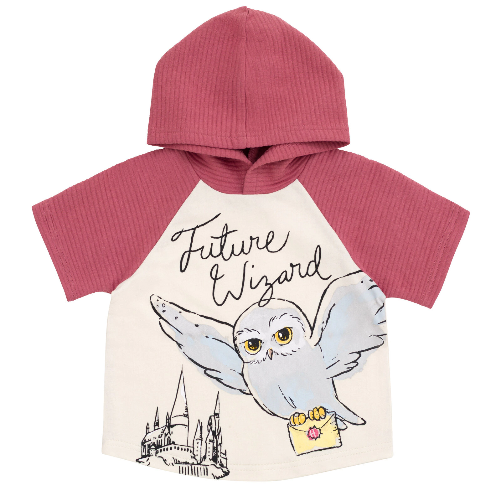 Harry Potter Hedwig Boys' 2-Piece Hooded Tee and Shorts Set