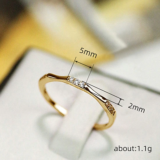 Wardrobe Whimsy Womens Twig Branch Design Cubic Zirconia Stackable Band ...