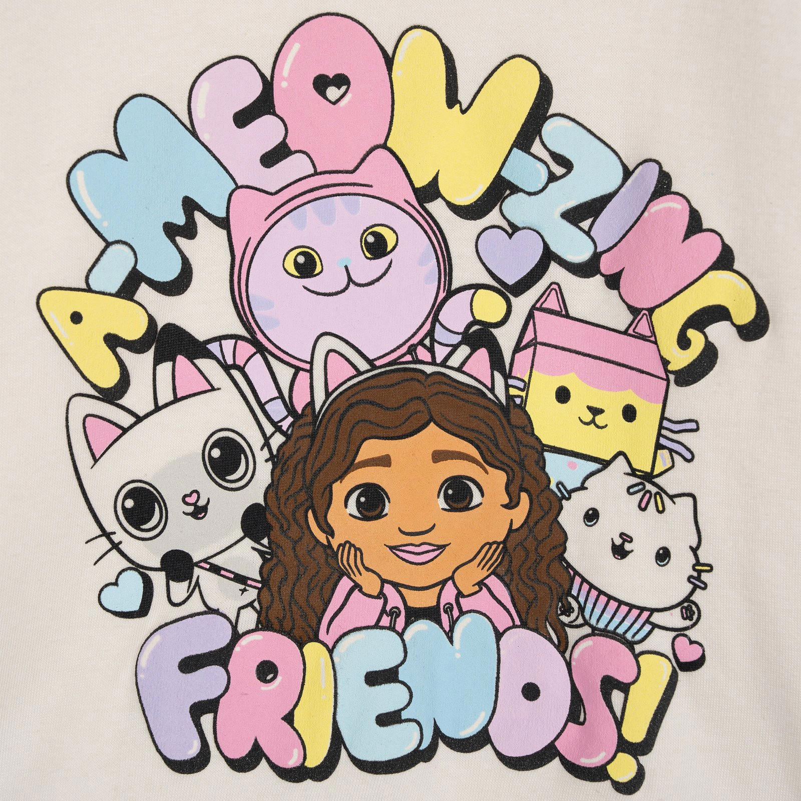 Dreamworks Gabby's Dollhouse Girls' 2-Piece Fleece Sweatshirt and Leggings Set