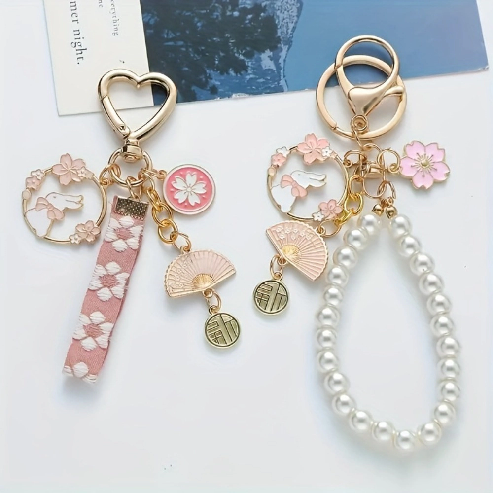 Wardrobe Whimsy 2Pcs Keychains Set Cute Keychain Bag Charms for Purse