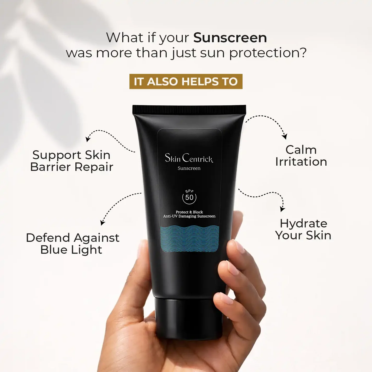Skin Centrick Mineral Sunscreen Cream – Lightweight Daily Face Sunscreen