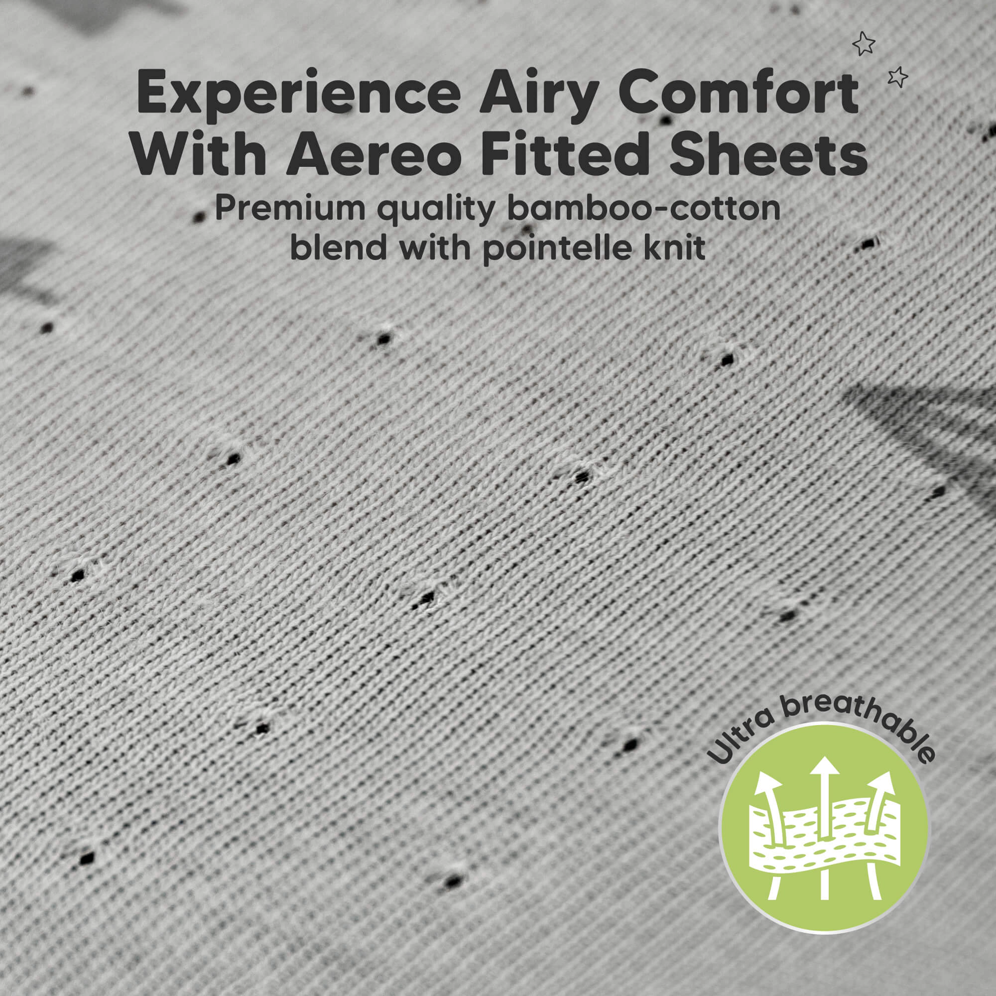 KeaBabies 2-Pack Aereo Fitted Crib Sheets
