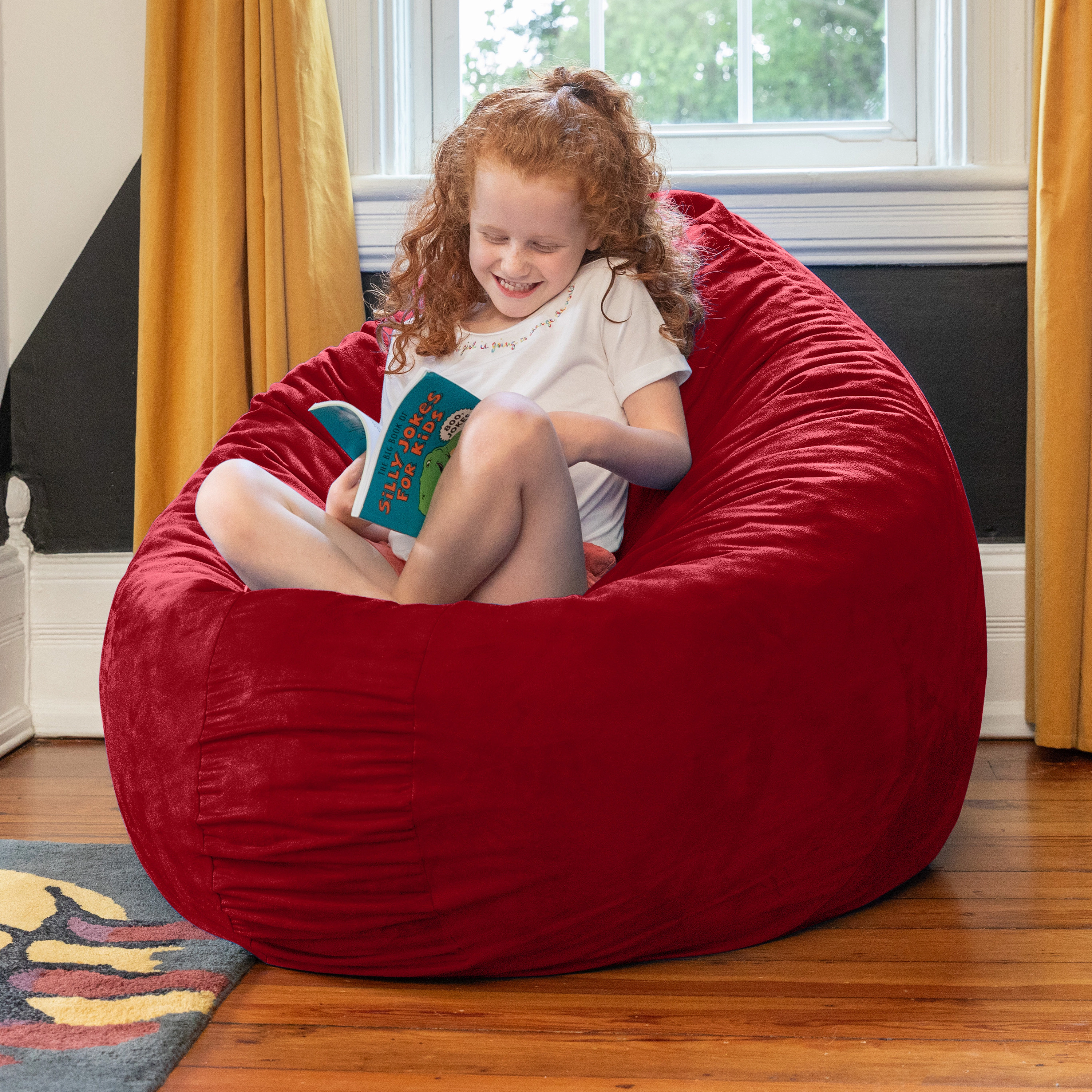 Jaxx Cocoon 4 Foot Bean Bag Chair and Crash Pad