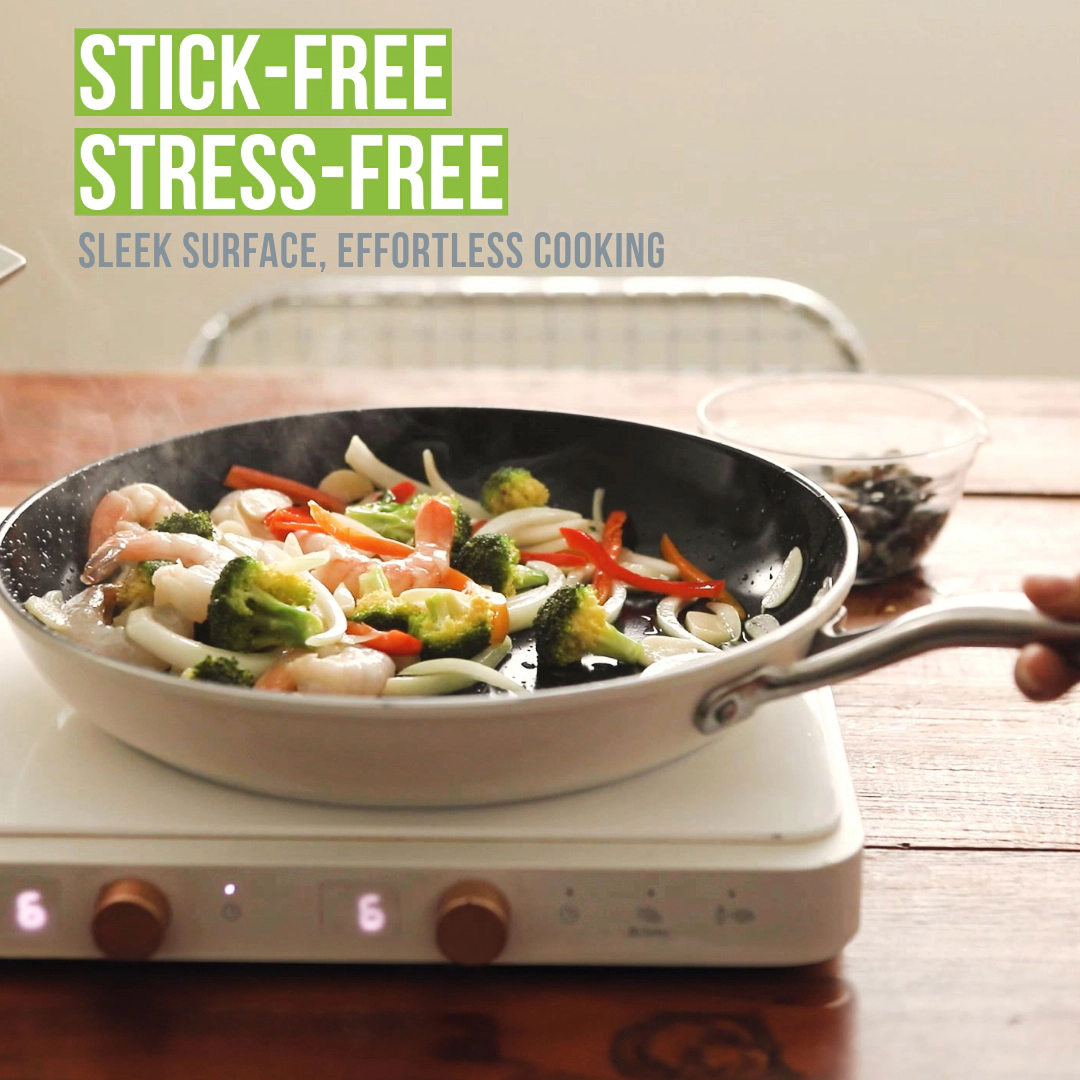TECHEF - ValenCera - 12 Inch Frying Pan with Cover