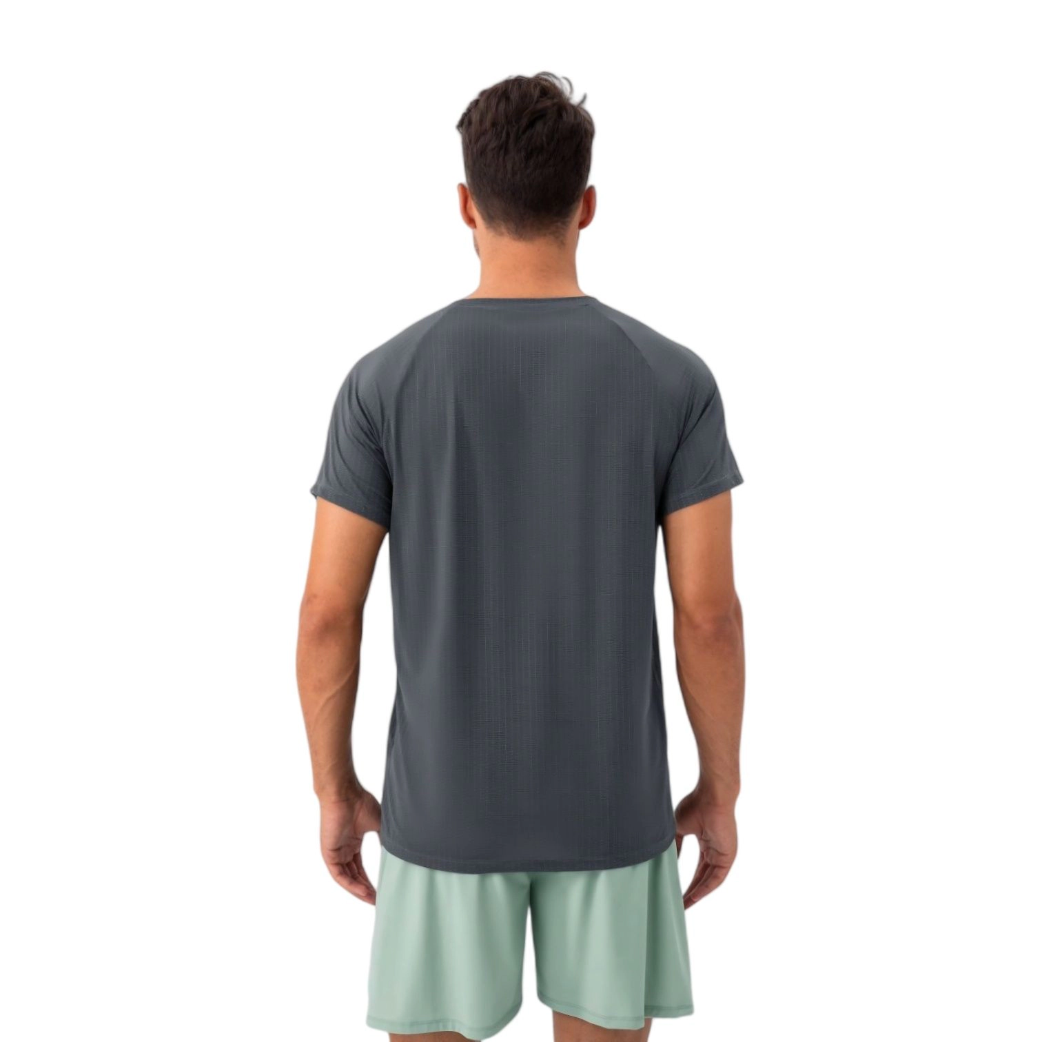 Anna-Kaci Men's Lightweight Performance T-Shirt with Moisture-Wicking Fabric and Raglan Sleeves