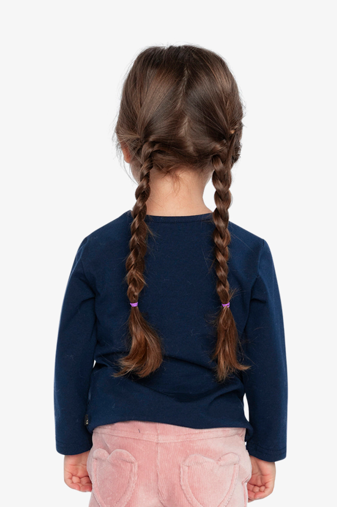 Deux par Girls Glittery Heart Balloon Organic Cotton Long Sleeve T-Shirt